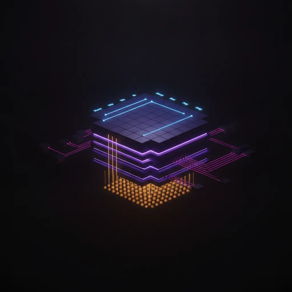 Isolated indigo legal-contract panel glowing with 240 stacked contract tiles and clause rails, amber renewal-date beacons rising from a cluster of auto-renewing agreements, pink exception rails branching into shadow where unflagged auto-renewals sit, blue cadence rails stretching across Monday through Friday markers, dark near-black backdrop