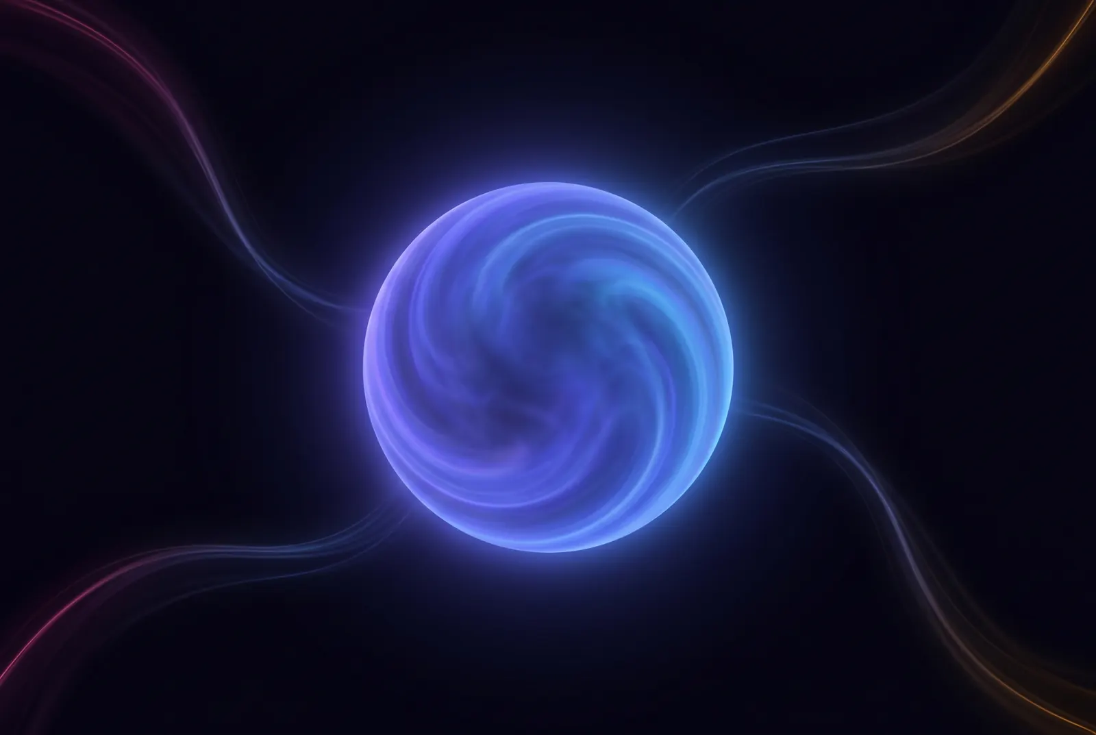 A fractional AI department orb visualization